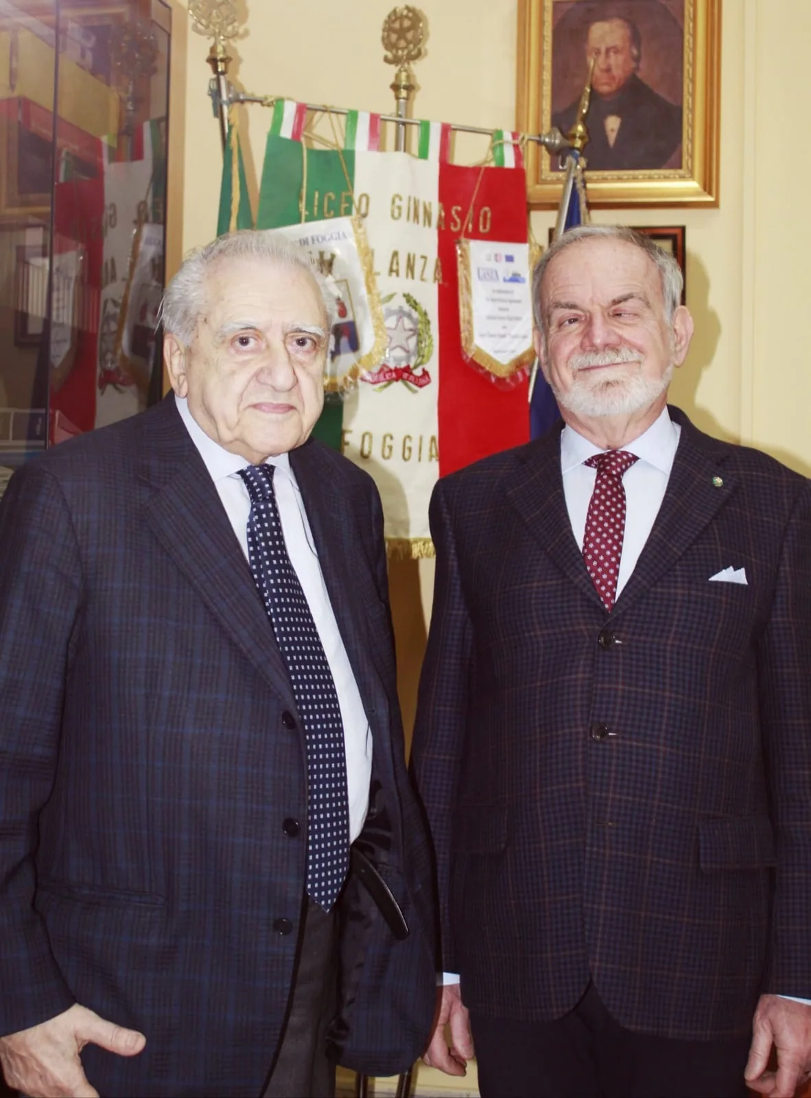 Con il Professor Francesco Sabatini, presidente emerito dell'Accademia della Crusca