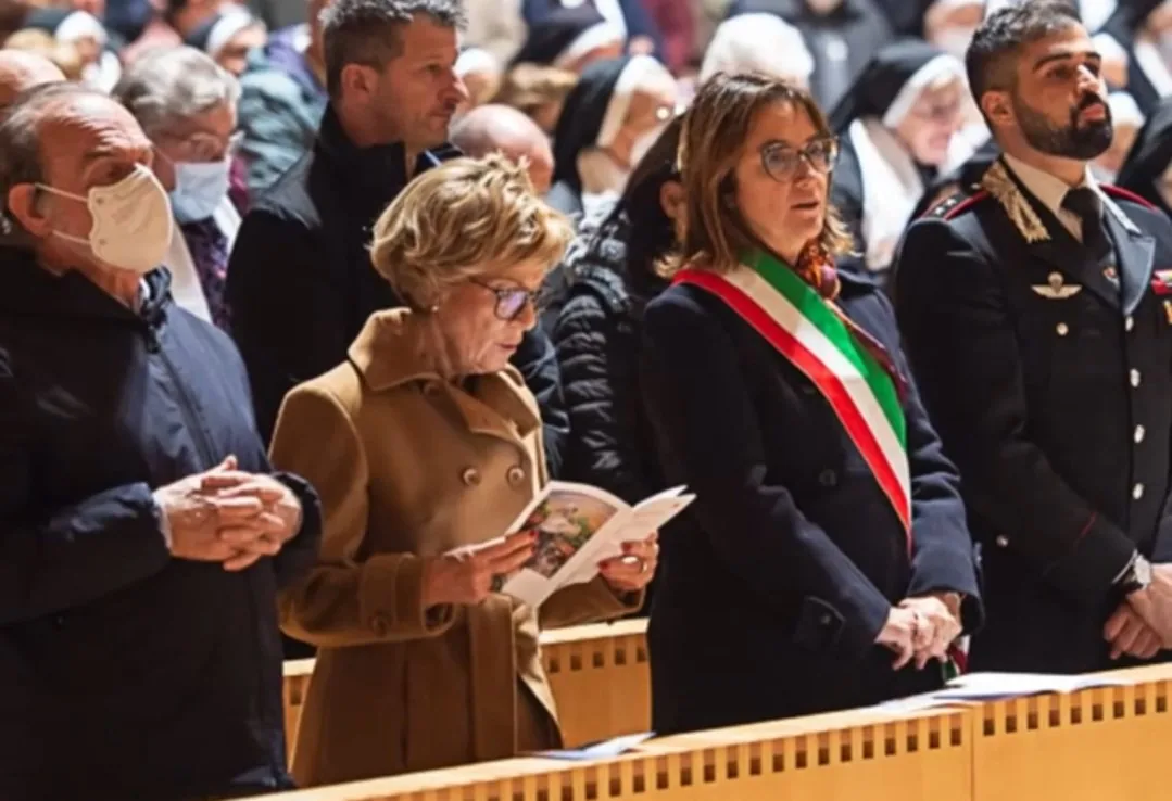 Con la moglie e la Vicesindaca di Torino, Michela Favaro