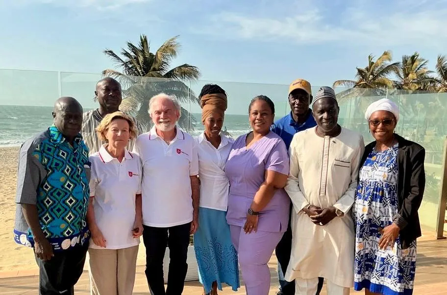 Incontro con i rappresentanti dei cinque club Rotary del Gambia e del distretto Rotary 9101