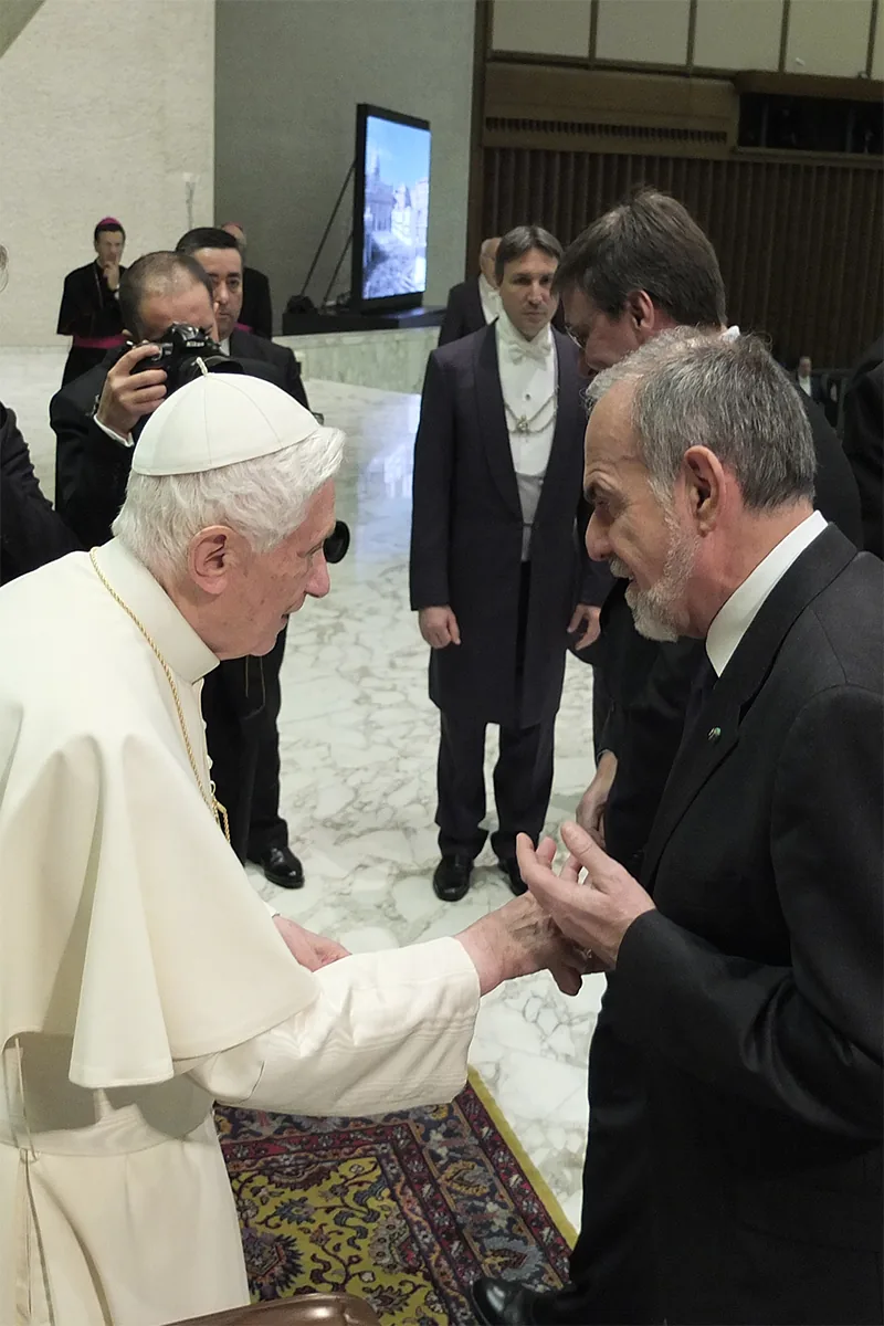 Incontro con Papa Benetto XVI in Vaticano