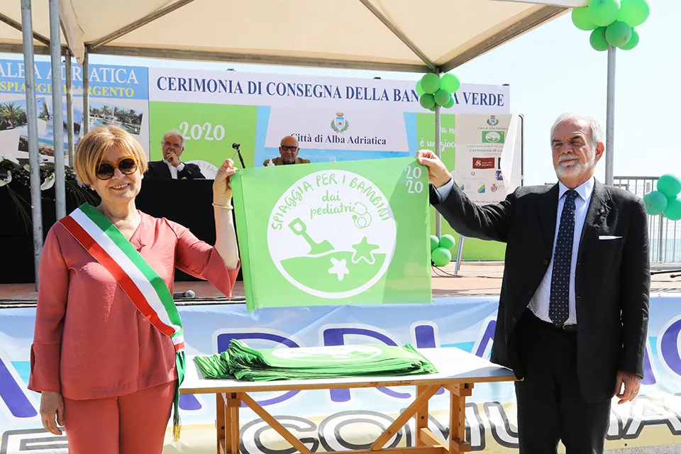 Cerimonia Bandiere Verdi Alba Adriatica 2020