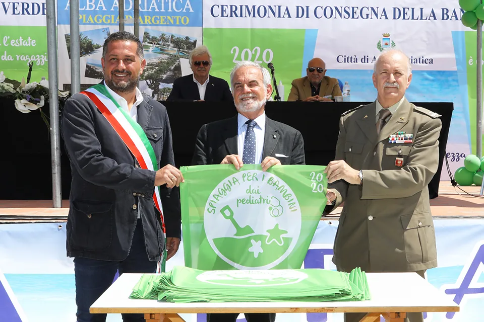 Cerimonia Bandiere Verdi Alba Adriatica 2020