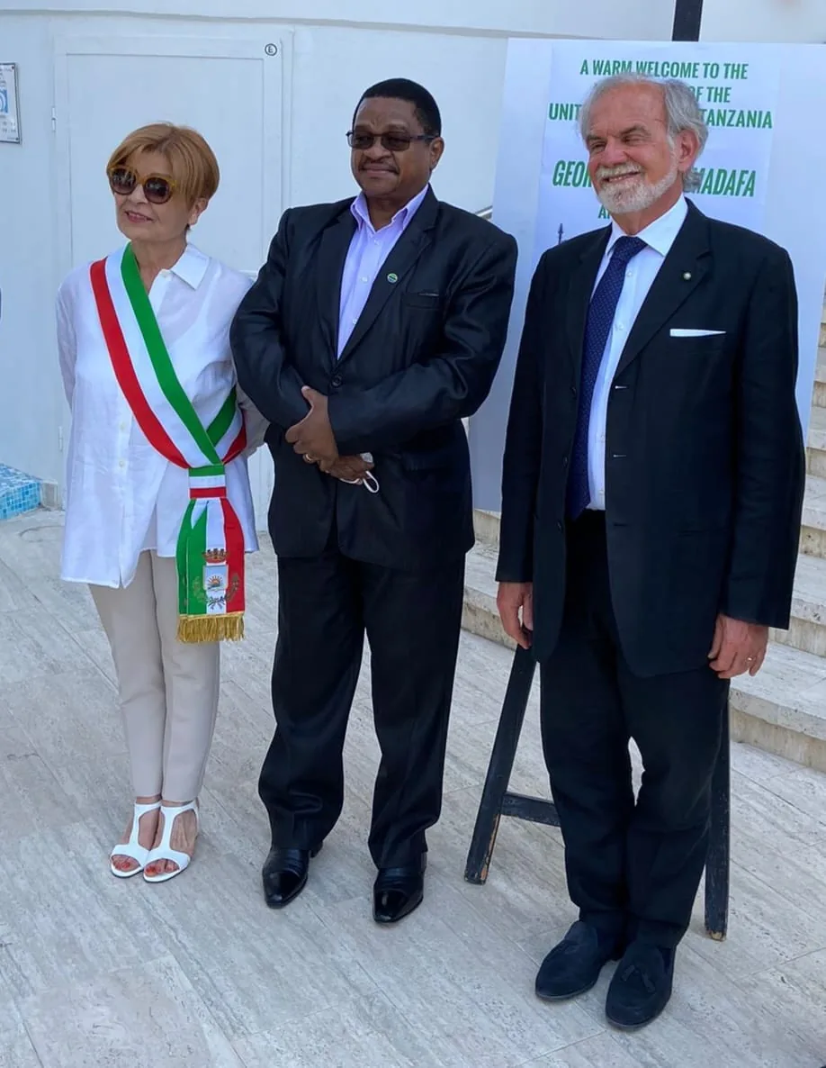Ad Alba Adriatica con la Sindaca e l'Ambasciatore della Tanzania